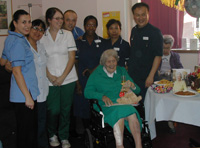 Hundredth birthday on the wards Hundredth birthday on the wards